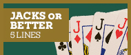 Video Poker - Jacks Or Better - 5 Line