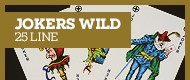 Video Poker - Jokers Wild - 25 Line